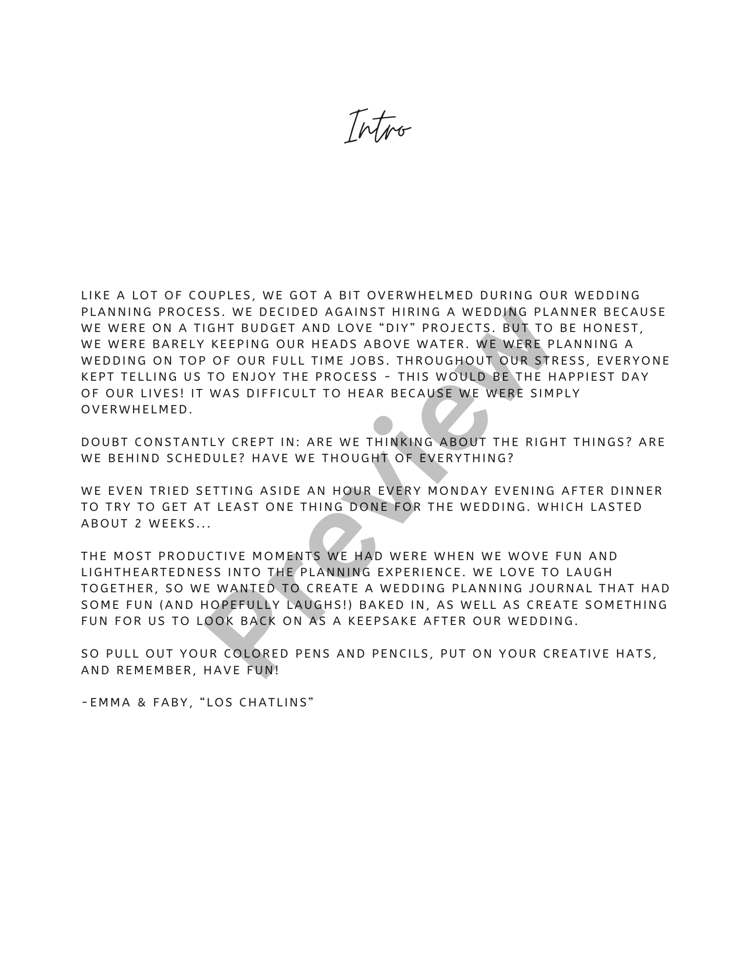 Preview of the introduction page of the journal, with notes from the authors